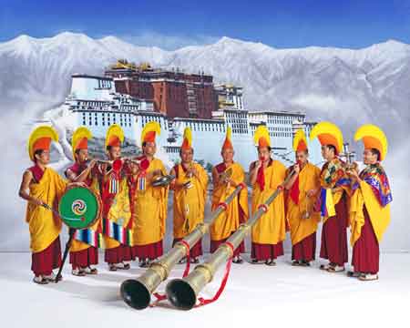 Tibetan Monks 