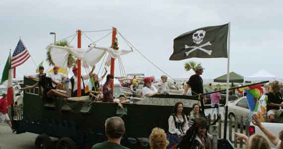 pirate fest tybee island, georgia